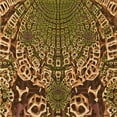 thumbnail image 1 of Ahgly Company Machine Washable Indoor Square Transitional Night Red Area Rugs, 5' Square, 1 of 7