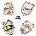 thumbnail image 5 of FORMRS Mini Backpack Purse for Women Travel Daypack Casual Shoulder Bag, Cartoon Watermelon, 5 of 7