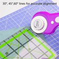 thumbnail image 5 of 4pcs Quilting Ruler Square Acrylic Quilting Ruler Fabric Cutting Ruler Clear Mark Acrylic Ruler and Ironing Ruler A, 5 of 5