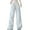 White, variant on AherBiu Hiking Pants for Women Lightweight Straight Wide Leg Drawstring High Waisted Cinch Bottom Trousers
