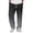 02#Black, variant on Men Athletic Gradient Jogger Sweatpants Wide Leg Loose Fit Drawstring Elastic Waist Casual Walking Workout Pants With Side Pockets 3XL
