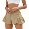 thumbnail image 5 of Admvng Shorts for Women Solid Breathable High Waisted Yoga Running Shorts, 5 of 7