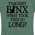 thumbnail image 3 of Hocus Pocus - Binx What Took Thee So Long - Women's Short Sleeve Graphic T-Shirt, 3 of 5