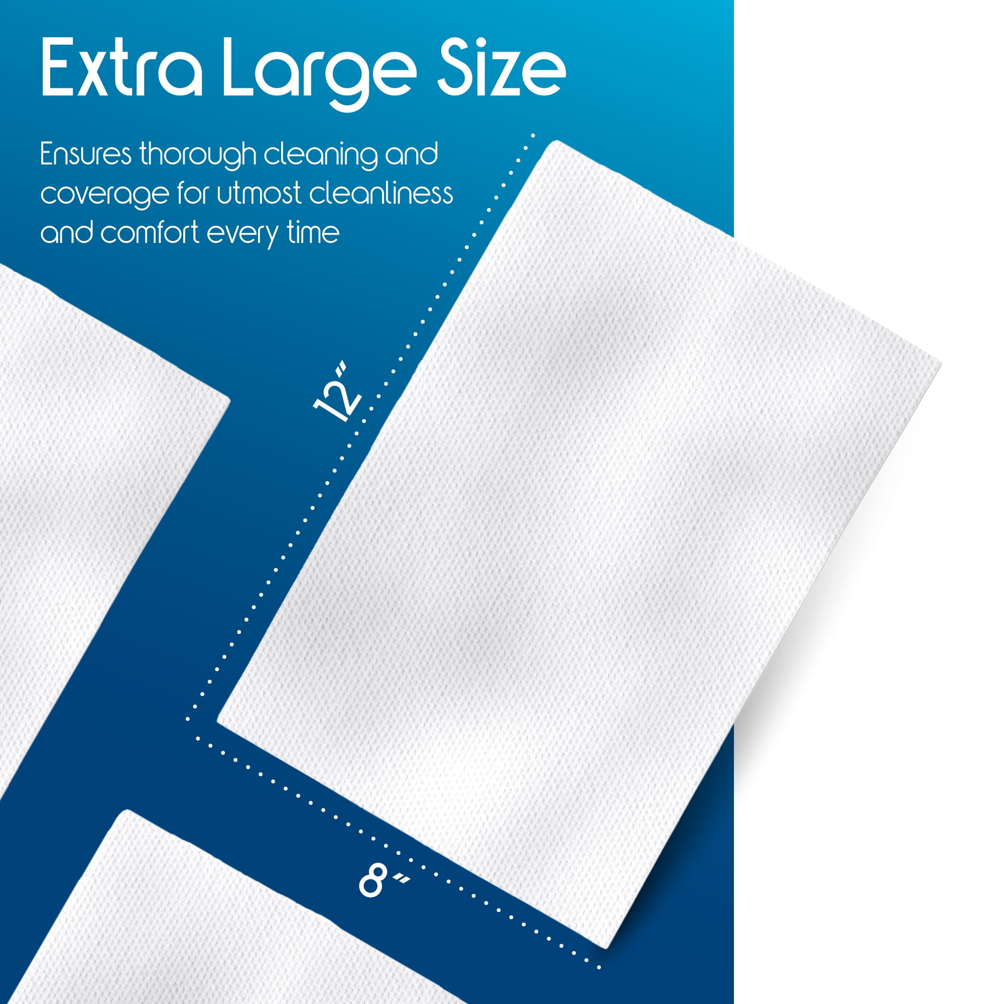 Conti Washcloth Large Dry Wipes - 75 Pack