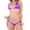 Purple, variant on Harpily 2025 Intimates Womens Halter Clearance Underwear Lace Teddy Bodysuit Deep V Open Back Nightwear