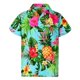 thumbnail image 1 of Camisa de manga corta para hombre, con botones estampados, camisas de vestir de playa de verano L Yuyangstore camiseta de los hombres, 1 of 6
