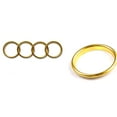 thumbnail image 1 of VALINK 4Pcs/Set Air Outlet Plug Cover Sticker Decor Ring Aluminum Alloy for AUDI A3 S3 Q2L, 1 of 7