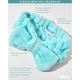 thumbnail image 2 of Bliss Women's Spa Headband - 2 Pack Microfiber Makeup Headband with Bow - Hair Band for Washing Face, Facials, Skincare, Shower, 2 of 6