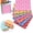 Camouflage, variant on CHENjy Doll Clothes Cushion Making Fabric Kit, 5 Pcs Precut Printed Cotton Cloth Pack, Soft Foldable Cuttable Sewing Bundle for DIY Handmade Crafts Patchwork, Light Pink