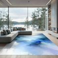 thumbnail image 2 of ODIKA 8'x10' Ultra-Soft Area Rug, Abstract Modern Watercolor Cloud Motif With Gradient Accents None Washable, Bare feet friendly, Silk-Touch for Bedroom, Under Sectional, 2 of 7
