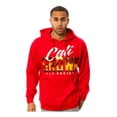 thumbnail image 2 of Fly Society Mens Cali Grown Hoodie Sweatshirt, Red, Small, 2 of 2