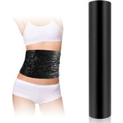 NOGIS Black Permeable Plastic Body Wrap, Permeable Wrap Roll, Slimming Body Wrap Film, Plastic Wrap for Exercise Workout
