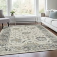 thumbnail image 5 of Dalyn Rugs Machine Washable Indoor/Outdoor Chantille Ivory 9' x 12' Rug, 5 of 9
