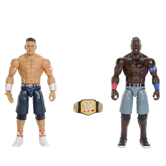 WWE Main Event Showdown John Cena vs Ron Killings Action Figures Set, Series #28, 6-inch Collectibles
