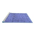 thumbnail image 2 of Ahgly Company Machine Washable Indoor Rectangle Persian Blue Traditional Area Rugs, 2' x 4', 2 of 4