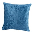 thumbnail image 1 of Funda de cojín de de felpa de alta calidad, funda de almohada cuadrada de poliéster para sala de estar, longitud de 50x5 0cm/19,69 pulgadas Azul eléctrico Macarena Funda de cojín, 1 of 8