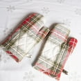 thumbnail image 4 of Celebration Plaid Cotton Terry Oven Mitts Set of 2, 4 of 6