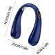 thumbnail image 3 of Fiudx Ofertas relámpago del día, solo en línea Ventilador portátil USB para colgar en el cuello, ventilador frío de mano, recargable, silencioso, para deportes, banda para el cuello ajustable de 5 ve, 3 of 5