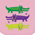 thumbnail image 4 of Inktastic Mardi Gras Holiday Alligators Boys or Girls Baby Bib, 4 of 4