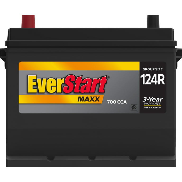 Everstart Maxx Lead Acid Automotive Battery, Group Size 124R