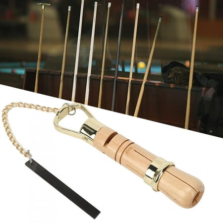 

YOUTHINK Billiards Supplies Multifunction Lightweight Billiards Tip Repair Tool Snooker Pool Shaper Burnisher File Accessory Billiards Tip Repair Tool