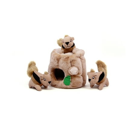 UPC: 0700603310116 | Outward Hound Hide A Squirrel Plush Dog Toy Puzzle  Brown  Medium