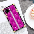 thumbnail image 6 of FKBRCL4U Compatible with Samsung Galaxy A42 5G Case, Glitter Pink Sofa Leather Zip Crystal Luxury Golden Decoration for Girl Women Soft TPU Shockproof Protective Hard PC Back, 6 of 7
