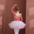thumbnail image 2 of LYMAYTER Girls Toddler Ballet Leotards Criss-Cross Back Dance Dress Ballerina Outfits, 2 of 3