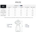thumbnail image 6 of ANLIQI Womens Cotton Nightgown Sexy Button Down Night Shirts Soft Summer Sleep Shirt Ladies Comfy Night Dress (Navy Blue, L), 6 of 7