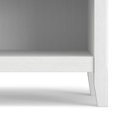 thumbnail image 6 of Amherst 24 inch Wide Solid Wood Transitional Bedside Table in White, 6 of 13