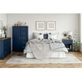 thumbnail image 3 of Ameriwood Home Armada Gentlemen's Chest, Navy with Walnut top, 3 of 9