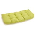 thumbnail image 1 of 42-inch by 19-inch U-Shaped Solid Spun Polyester Tufted Settee/Bench Cushion - Lime, 1 of 1
