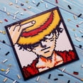 thumbnail image 2 of 1 unidad de pintura de píxeles, bloques de construcción, montaje plano, personaje de Anime, decoración de pared, juguete, niña, decoración de pared, regalo con caja62025Concaja zhangyuxiang unisex, 2 of 2