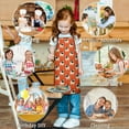 thumbnail image 6 of Pug Dog Kids Aprons for Girls and Boys,Adjustable Neck Strap Toddler Aprons for Kids Cooking Baking, 6 of 7
