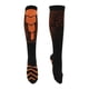 thumbnail image 1 of Calcetines de ciclismo únicos, antideslizantes, absorbentes de sudor, antifricción, negros y naranjas, tamaño S-M, unisex, 1 of 7
