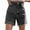 Grey, variant on Ovticza Women's High Waist Denim Shorts Straight Leg Raw Hem Jean Shorts Summer Hot Pants with Pockets Gray M