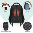 thumbnail image 4 of Aplkyhs School Backpack for Boys Girls Ages 6-18 Large Capacity Ergonomic Padded Shoulder Straps Back to School Gift for Elementary Middle High School Students Cool Fire Car, 4 of 7