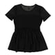 thumbnail image 2 of Blusa de punto fruncido bar III para mujer negro grande, 2 of 2