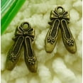 thumbnail image 3 of K-KED 210 Pcs Bronze Plated Dance Shoes Charms 21X13MM S2120 DIY Delicate Jewelry Making, 3 of 6