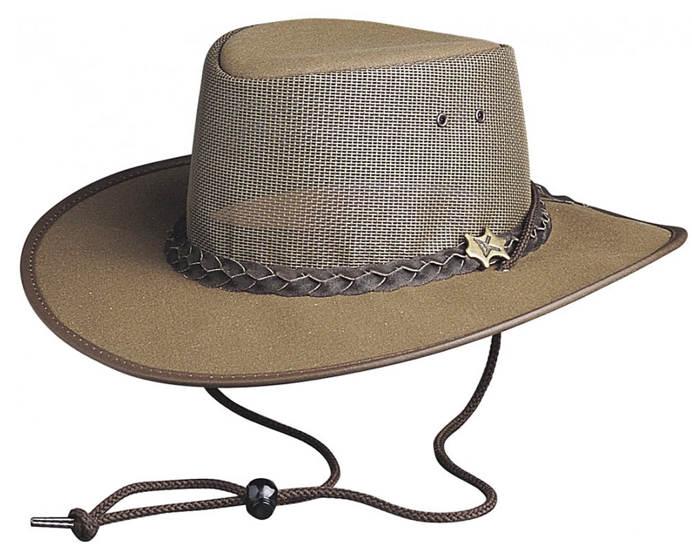 Conner Hats Men's Cool as a Breeze Canvas Mesh Hat Brown 2XL