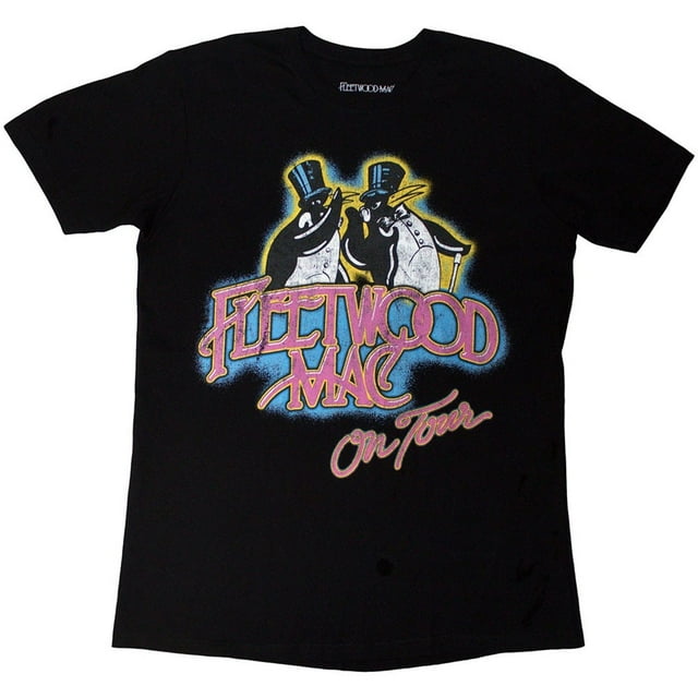 Fleetwood Mac Adult On Tour Back Print T-Shirt