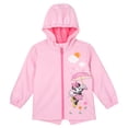 thumbnail image 3 of Disney Minnie Mouse Little Kids' Boy or Girl Hooded Rainwear Jacket with Water-Resistant Shell Multi-Color Disney Character Print, 3 of 4