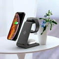 thumbnail image 2 of Cargador Inalámbrico 3 en 1, Estación de Carga Rápida Qi para Apple Watch, Airpods Pro, iPhone 13/12/11/X/XS/XR/8, Soporte de Carga Inalámbrica, 2 of 5