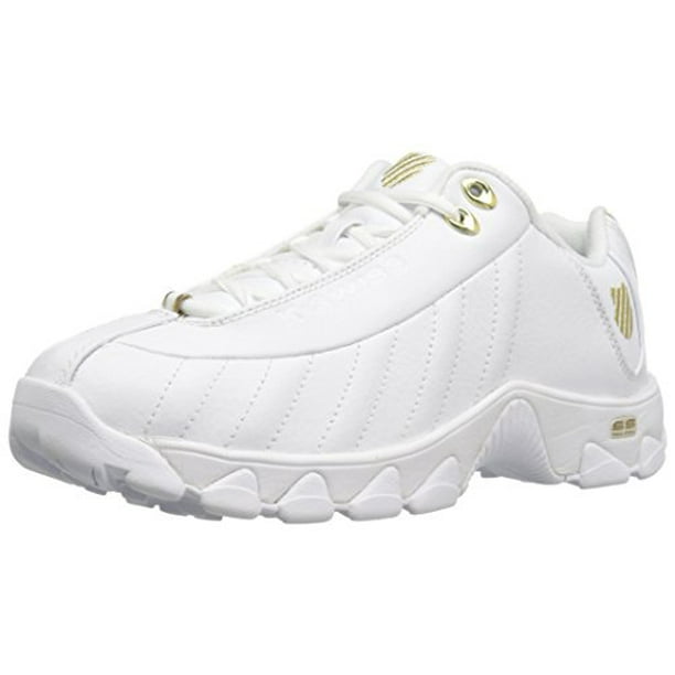 K Swiss K Swiss Men S St329 Cmf Training Shoe White Gold 11 D