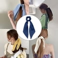 thumbnail image 5 of 4pcs Hair Scarf for Women Knotted Bow Hair Ties Elastic Bands Ponytail Holder for Women and Girls, 5 of 7