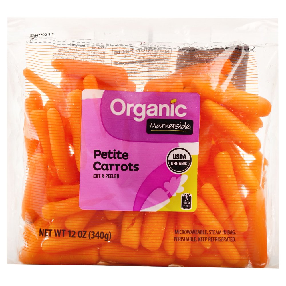 Organic Petite Carrots 12 Oz Bag