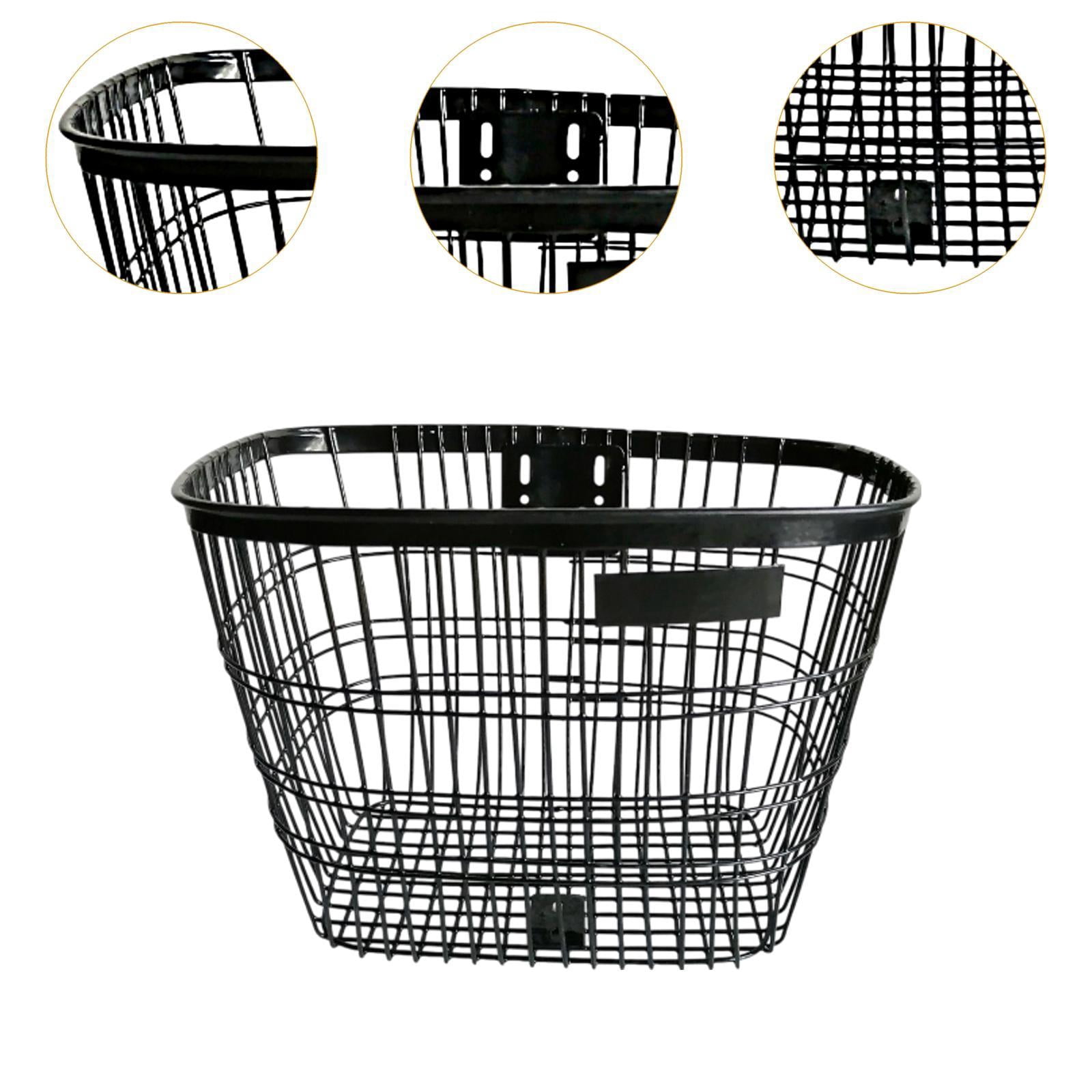 lacooooppia Bike Front Basket Detachable Carrier Basket for Riding Sports