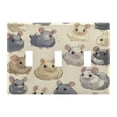 thumbnail image 5 of WOBOGO Anime Chinchilla 2-hole Switch Plates PC Flame Retardant Plastic Material Glossy Finish Smooth Touch 4.56x4.48x0.27in, 5 of 8