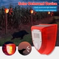 thumbnail image 3 of Alarma del sensor de Movimiento, 129db de sonido y alarma de luz panel policristalino solar o dc carga 6pcs led rojos para almacén de la granja, 3 of 7