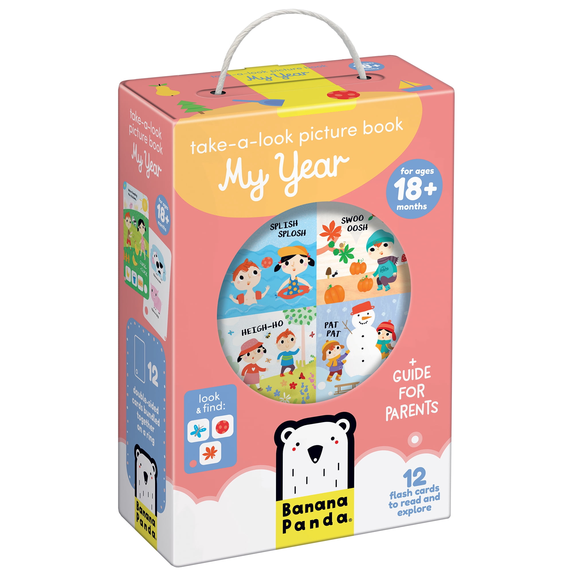 Banana Panda - Take-A-Look Picture Book My Day - Flash Cards For Kids Ages 15 Months & Up